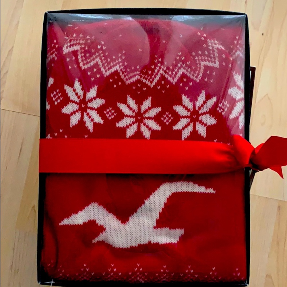 Holllister gift set hat + infinity scarf